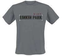 Linkin Park Hybrid Theory Uomo T-Shirt Carbone XL 100% Cotone Regular
