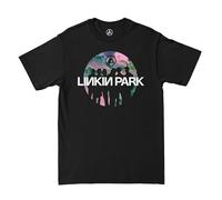 Linkin Park Maglietta Unisex da Donna Zero Official Merch Silhouettes, Nero, L