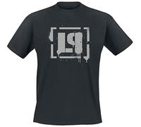 Linkin Park Meteora Bracket Spray Logo Uomo T-Shirt Nero XL 100% Cotone Regular