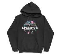 Linkin Park Official Merchandise from Zero Silhouettes Tour Hoodie Felpa con Cappuccio, Nero, M Unisex-Adulto
