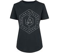 Linkin Park One More Light Donna T-Shirt Nero 50% Cotone, 50% Viscosa Largo