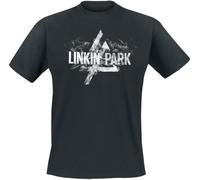 Linkin Park Prism Smoke Unisex T-Shirt Nero 100% Cotone Regular