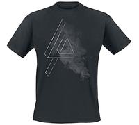 Linkin Park Smoke Logo Unisex T-Shirt Nero 100% Cotone Regular