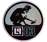 Linkin Park Toppa termoadesiva LP03, nero/grigio, Taglia unica