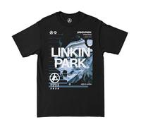 Linkin Park Unisex-Adulto Standard, Nero Slavato., M