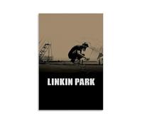 Linkin Poster Park Music Rock Band, poster vintage per stanza, decorazione artistica da parete per camera da letto, 30 x 45 cm