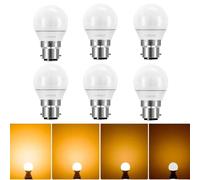 Linkind Dimmerabile Lampadine LED B22 Golf P45/G45, 5W(Equivalenti a 40 W), Luce Bianca Calda 2700K, 470 Lumen, Pacco da 6