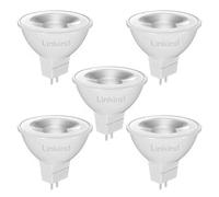 Linkind Lampadine LED GU5.3 MR16, 5W(Equivalenti a 50 W), Luce Bianca Fredda 5000K, 520 Lumen, Faretti LED 12V con Angolo del Fascio di 36 Gradi, AC/DC 12V, Non Dimmerabile, Pacco da 5