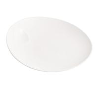 LINKIO Piatto per Snack Piatto in ceramica bianco occidentale da bistecca Stoviglie for hotel moderne insalata rotondo Piatti da Dessert