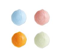 LINKIO Piatto per Snack Set di salsa soia Piatto in ceramica antipasti Ciotola for immersione for condimenti Condimento Piatti da Dessert