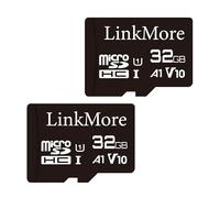 LinkMore XV11 - Scheda di memoria flash MicroSD da 32 GB, scheda micro SDHC, A1, UHS-I, U1, V10, compatibile con classe 10, velocità di lettura fino a 90 MB/s, adattatore SD incluso