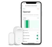 LinknLink Sensore Smart per Porte/Finestre BLE, Sensore di Contatto Senza Fili per Sicurezza Domestica, Avvisi in Tempo Reale sull'App, Automazione Domestica, Compatibile con Alexa e Google Home