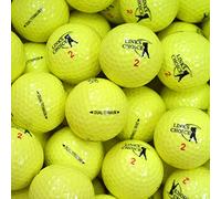 Links Choice Yellow, 100 Palline da Golf di Colore Giallo Unisex Adulto