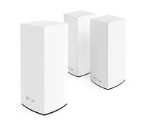 Linksys Blue Label Sistema WiFi 6 Mesh, 1 Nodo Tri-Band AX4200, 2 Nodi Dual Band AX5400, Router Mesh per Gaming Online, 80 Dispositivi, fino a 760 m², Copertura, Filtri Famiglia Tramite l'App Linksys