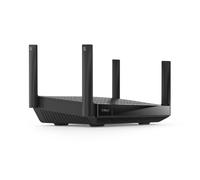 Linksys Hydra Pro 6E router wireless Gigabit Ethernet Banda tripla [2.4 GHz/5 GHz] Nero (HYDRA PRO MR7500 AXE6600 TRU - TRUE TRI BAND MESH WIFI ROUTE) [MR7500-UK]