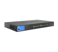 LINKSYS LGS328PC 24-Port Gestito Gigabit Poe + Interruttore Con 4x 1G SFP
