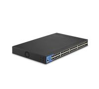 Linksys LGS352C-EU Switch di rete Gigabit gestito a 48 porte, 4 porte di uplink 10G SFP+, smart switch, sdoppiatore Ethernet con chassis in metallo, installazione su muro o scrivania