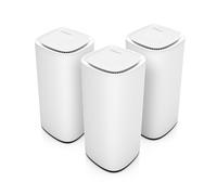 Linksys Velop Pro 7 Sistema WiFi Mesh MBE7003, Router Cognitive Mesh Tri-Band e più di 10 Gbps di Velocità, Copre fino a 825 m², Connessione per 600 Dispositivi, Confezione da 3