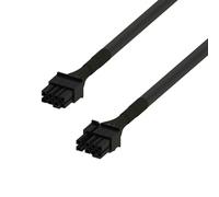 LINKUP Cavo di alimentazione PCIe 8 pin, Compatibile con PSU modulari Corsair Type 3/Type 4, PSU maschio 8 pin a GPU maschio 6+2 pin UL1571 18AWG Cavo rivestito per scheda grafica, 75 cm Nero