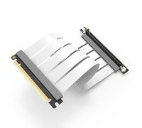 LINKUP - Cavo di estensione PCIe 4.0 Gen 4 x16 - Compatibile con RTX 4090 RX7900 - Potenzia le prestazioni del tuo gioco - 90 gradi Bianco (20 cm)