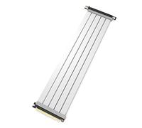 LINKUP - Cavo di estensione PCIe 4.0 Gen 4 x16 - Compatibile con RTX 4090 RX7900 - Potenzia le prestazioni del tuo gioco - 90 gradi Bianco (30 cm)