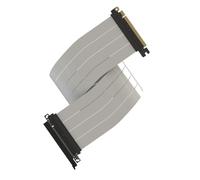 LINKUP Cavo riser PCIE 5.0 | per supporto verticale GPU | Dritto | Scheda grafica GPU Ready | Utilizzabile con PCIe 4.0 e RX9070/RTX5090 | 70 cm (lunghezza totale: 74 cm)