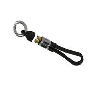 LINKUP - Cavo USB 4 Ver.2 80Gbps (20cm) Stile Portachiavi, Ultra-portatile, Compatibile con Thunderbolt 5/4/3, Ricarica Rapida 240W, Display 16K/8K, Cavo USB-C Corto per Laptop Smartphone Tablet SSD