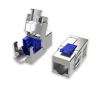 LINKUP - [Certificato GHMT e DSX8000] Cat8 Cavo Connettore Ethernet Cat8 (Pacco da 12) Connettore Jack RJ45 Keystone┃per 2000MHz 2GHz 40G Cavo LAN Solido con Doppia Schermatura 22AWG-24AWG