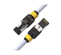 LINKUP - Certificato Versiv┃Cavo Ethernet Cat7-150cm (Confezione da 1) Cavi patch S/FTP RJ45 a doppia schermatura 10G┃per Internet LAN Switch Router Pannello Gaming┃Altissima velocità┃26AWG Bianca