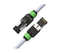 LINKUP - Certificato Versiv┃Cavo Ethernet Cat7-210cm (Confezione da 1) Cavi patch S/FTP RJ45 a doppia schermatura 10G┃per Internet LAN Switch Router Pannello Gaming┃Altissima velocità┃26AWG Bianca