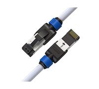 LINKUP - Certificato Versiv┃Cavo Ethernet Cat7-300cm (Confezione da 1) Cavi patch S/FTP RJ45 a doppia schermatura 10G┃per Internet LAN Switch Router Pannello Gaming┃Altissima velocità┃26AWG Bianca
