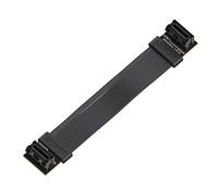 LINKUP - Flexible SLI Bridge GPU Cable Extreme High-Speed Technology Premium Shielding 85 ohm Design for NVIDIA GPUs Graphic Cards┃NOT compatible with AMD or RTX 2000/3000 GPU - [16 cm]
