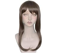 LINLINCD - Anime Coer Wig. Anime Hanebado! Ayano Hanesaki Parrucca Cosplay lunga 50 cm, marrone resistente al calore sintetico parrucca+parrucca