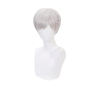 LINLINCD Anime Cosplay Parrucca Norman Cosplay Costume Yakusoku No Neverland Capelli sintetici corti resistenti al calore La promessa Neverland Cosplay parrucche