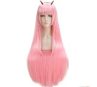 LINLINCD Anime Cosplay Parrucca Tesoro in Franxx Zero Due Parrucca Cosplay Codice 002 Costume Giocare Parrucche Costumi di Halloween Capelli