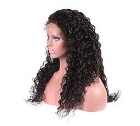 LINLINCD -Brazilian & nbsp; & nbsp; & nbsp; Virgin Black Deep Curly Afro & nbsp; & nbsp; & nbsp; & nbsp; & nbsp; 360 Full Lace Realist Black & nbsp;