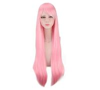LINLINCD -Colore graduato Rem Cosplay Parrucca o Ram Cosplay Parrucche Re: Zero inizio vita in un altro mondo costume parrucca lunghi capelli lisci parrucche