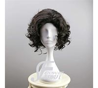 LINLINCD Cosplay wig 2018 Hot Game of Thrones Jon Snow Cosplay costume parrucca una canzone di ghiaccio e fuoco notte guardia nera capelli corti parrucca nera