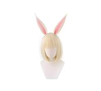 LINLINCD Cosplay wig anime BEASTARS Haru parrucca corta con orecchie costume cosplay resistente al calore capelli sintetici Beastars donne parrucche e orecchio