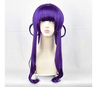 LINLINCD Cosplay wig anime Jibaku Shounen Hanako-Kun Akane Kwai Viola Lungo Cosplay Parrucca Sintetica Partito Delle Donne Parrucche Akane Aoi Parrucca