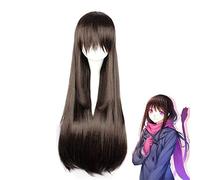 LINLINCD Cosplay wig anime Noragami Iki Hiyori Parrucca lunga Cosplay Costume da donna Parrucche sintetiche resistenti al calore Noragami