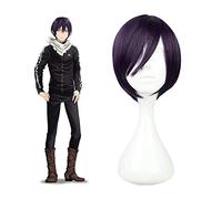 LINLINCD Cosplay wig anime noragami yato parrucca cosplay costume uomo parrucche sintetiche resistenti al calore Noragami