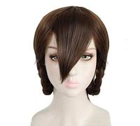 LINLINCD Cosplay wig anime pietre Gate 0 John Titor Hashida Suzu Amane Suzuha Cosplay Wig Brown Grey Mix Heat Resistant Synthetic Hair Costume Wigs KUYB5276