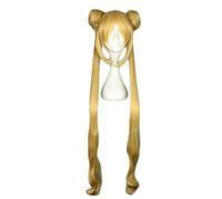 LINLINCD Cosplay wig Anime Sailor Moon Tsukino Usagi Parrucca Cosplay Costume da donna Lunga Resistente al calore capelli sintetici Halloween Party Parrucche 2