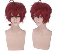 LINLINCD Cosplay wig Anime Violet Evergarden Claudia Hodgins Parrucca Cosplay Costume Parrucca Sintetica Breve Resistente al Calore Viola Evergarden