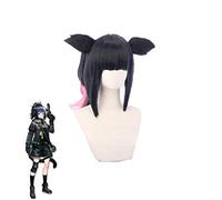 LINLINCD Cosplay wig Arknights Jessica Cosplay Parrucche Halloween Party Anime Costume Gioco di ruolo Parrucche per capelli + Parrucca Cap
