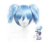 LINLINCD Cosplay wig assassinio aula Shiota Nagisa Cosplay Parrucca Ansatsu Kyoushitsu Costume Parrucche Halloween Costumi+Parrucca Blu