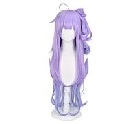 LINLINCD Cosplay wig Azur Lane Takao Atago Unicorno Parrucca da donna Lady White Battleframe Cosplay Costume Gioco Anime Gradiente Blu Parrucca Parrucca Cap come Mobili