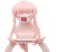 LINLINCD Cosplay wig DARLING nella squadra nazionale FRANXX 02 Costume da bagno rosa coda di cavallo Cosplay parrucca rosa