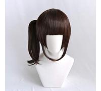 LINLINCD Cosplay wig demoni uccisione Kimetsu no Yaiba Kanawo Tsuyuri Kanao capelli resistenti al calore Cosplay costume parrucca+parrucca cap solo